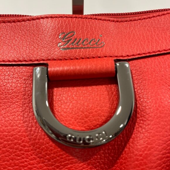 Gucci Abbey Leather Shoulder/Crossbody Bag with Gunmetal Hardware (JB1306) - Picture 3 of 13